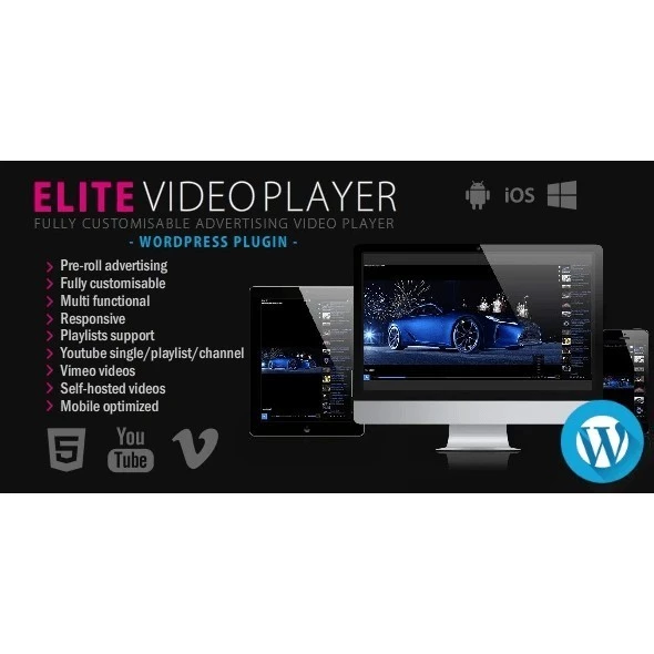 Elite Video Player – WordPress plugin
