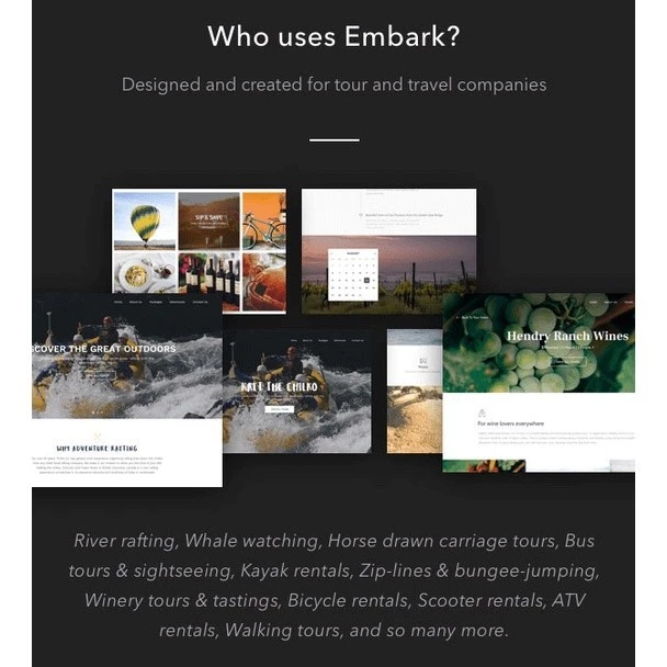 Embark – Tour Booking & Travel WordPress Theme - Image 4