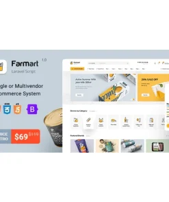Farmart – Single or Multivendor Laravel eCommerce System