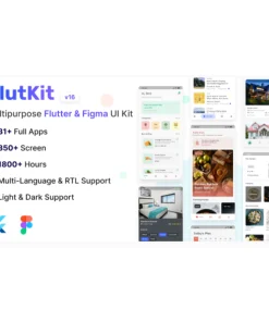 FlutKit - Flutter & Figma UI Kit - FLUTTER TEMPLATE