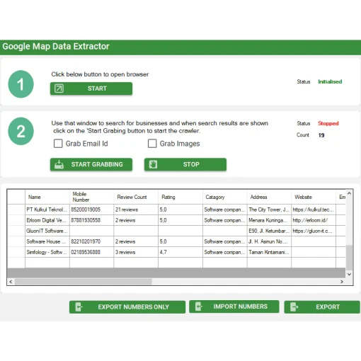 GOOGLE MAPS DATA SCRAPER , GOOGLE BUSINESS SCRAPER