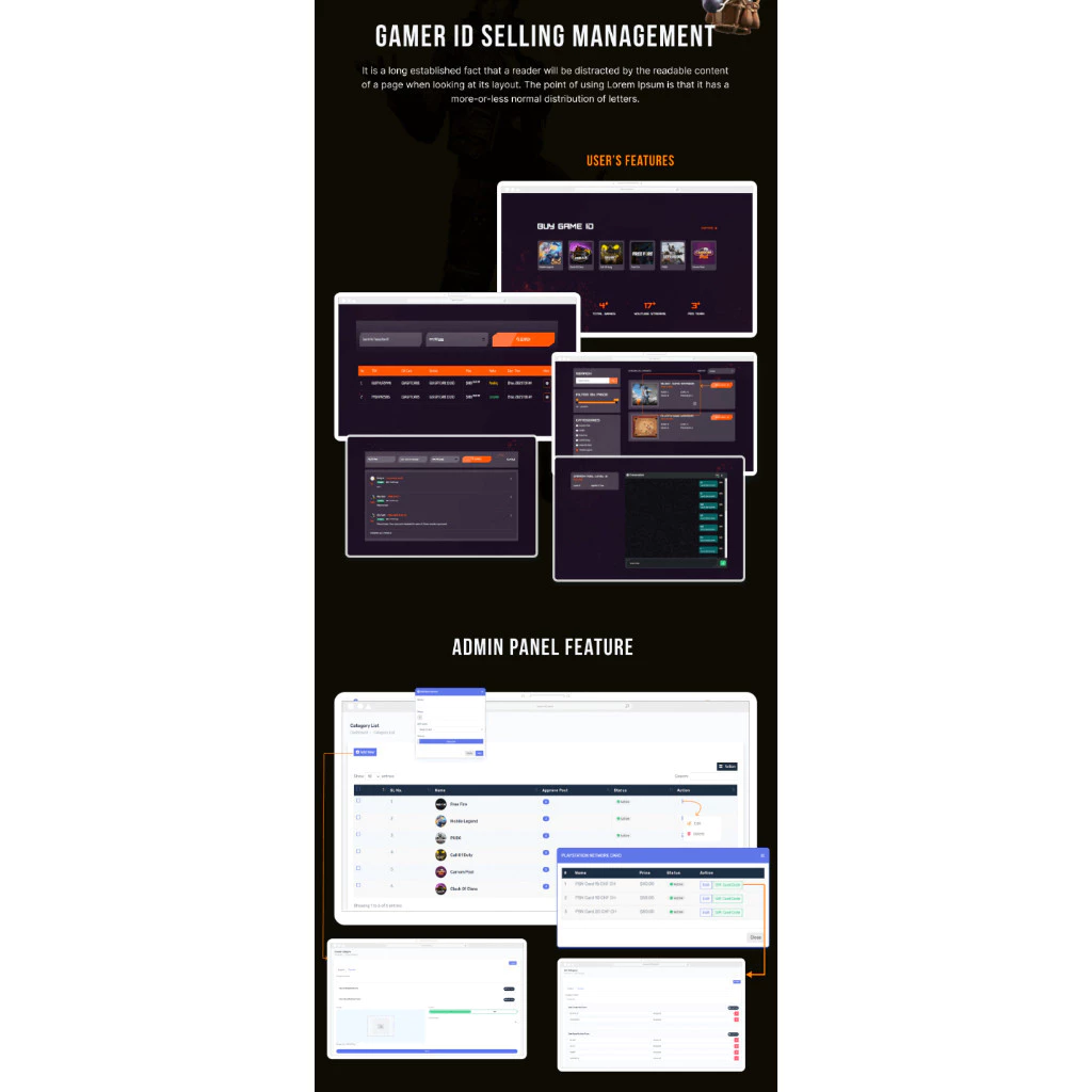 Gamers Arena – Digital Online Game Store, Game Top Up , Voucher & Gamer ID Selling Tools PANDUSOLUSI - Image 2