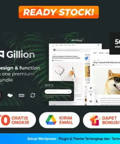 Gillion Wordpress Theme Multi-Concept Blog Magazine & Shop WordPress AMP Theme