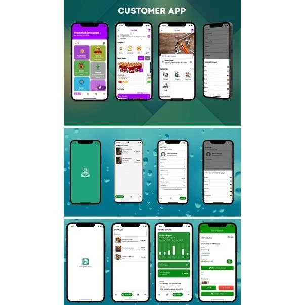 Glover – Grocery, Food, Pharmacy Courier & Service Provider + Backend + Driver & Vendor app - Image 3