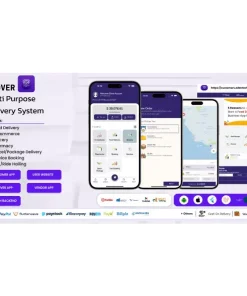 Glover – Grocery, Food, Pharmacy Courier & Service Provider + Backend + Driver & Vendor app PANDUSOLUSI