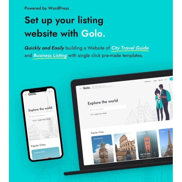 Golo – Directory & Listing, Travel WordPress Theme - Image 4