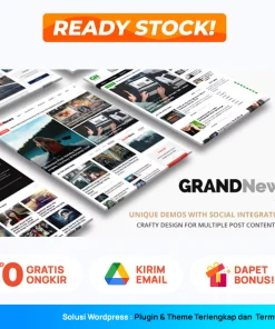 Grand News Wordpress Berita News Magazine Newspaper WordPress Theme Premium