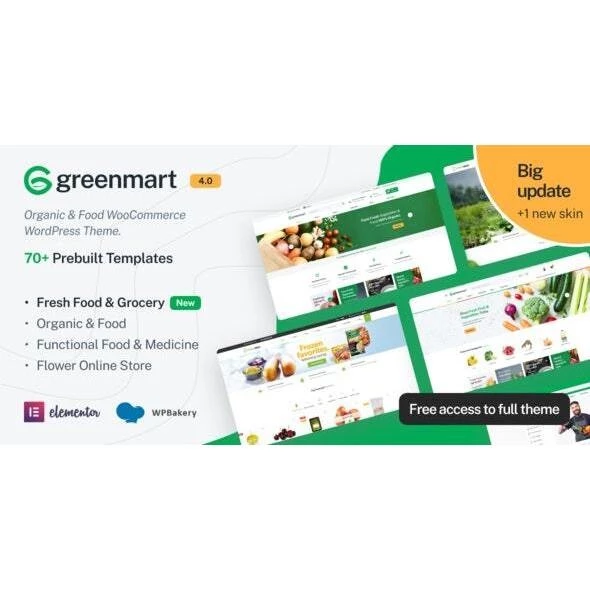 GreenMart – Organic Food Theme - Wordpress Theme