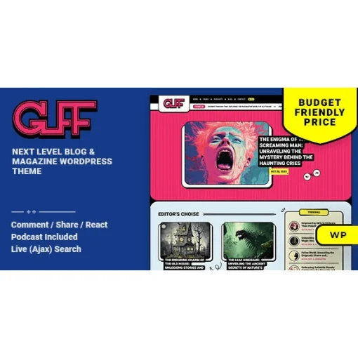 Guff – Blog & Magazine WordPress Theme PANDUSOLUSI