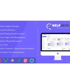 HelpDesk – Online Ticketing System with Website – ticket support and management PANDUSOLUSI