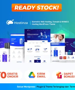 Hostinza Premium WordPress Theme WHMCS Web Hosting