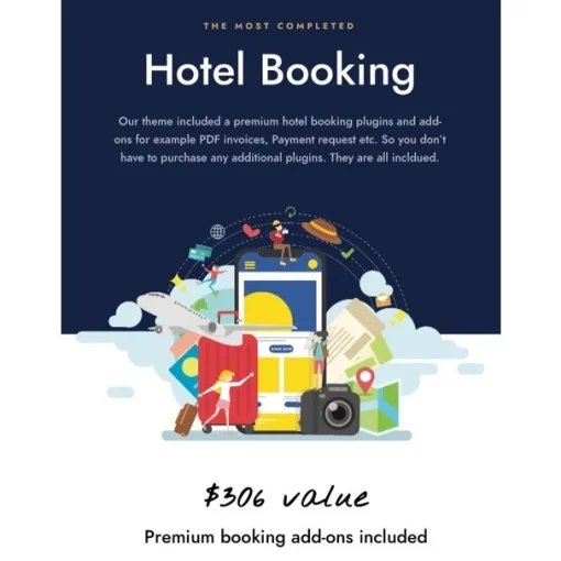 Hotel Booking WordPress template - Image 2