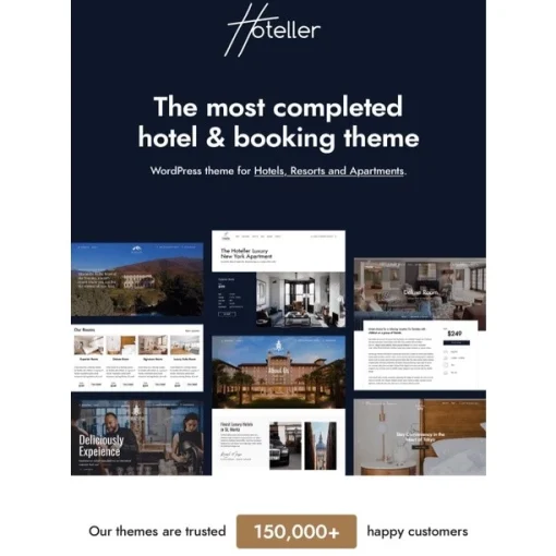 Hotel Booking WordPress template - Image 3