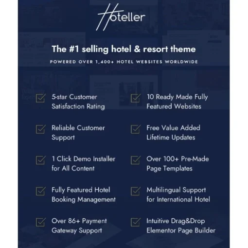 Hotel Booking WordPress template - Image 4