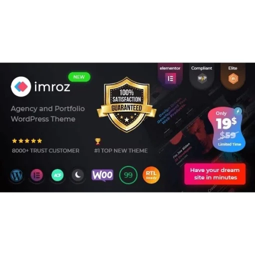 Imroz – Agency & Portfolio WordPress Theme