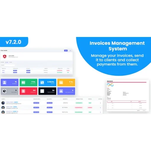 Invoices – Laravel Invoice Management System – Accounting and Billing Management – Invoice PANDUSOLUSI
