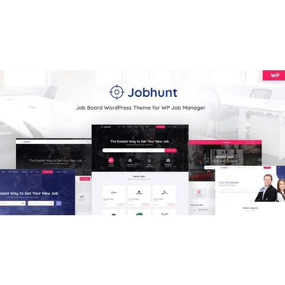 Jobhunt – Job Board WordPress theme for WP Job Manager