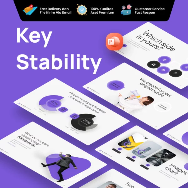 Key Stability Multipurpose Powerpoint Template Full Animasi