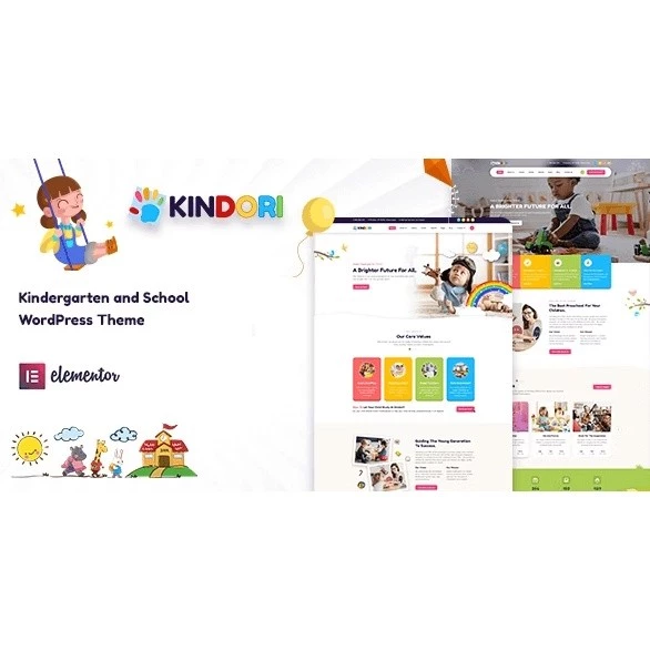 Kindori – School Kindergarten WordPress Theme