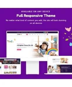 Alternative view of Kindori – School Kindergarten WordPress Theme