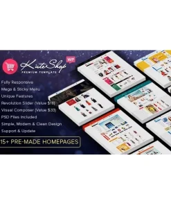 KuteShop – Fashion, Electronics & Multivendor Elementor WooCommerce Theme (RTL Supported)