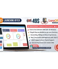 LaraOffice Ultimate CRM and Project Management System PANDUSOLUSI
