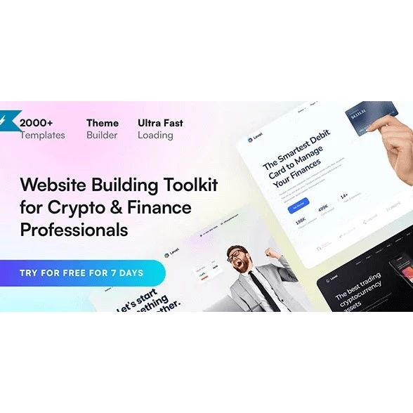 Level – Financial Technology & Crypto WordPress Theme