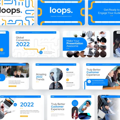 Loops Creative Multipurpose PowerPoint Template - Image 4