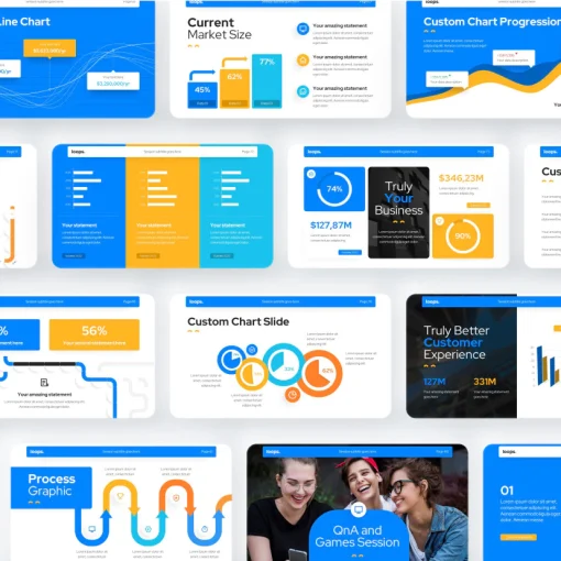 Loops Creative Multipurpose PowerPoint Template - Image 8