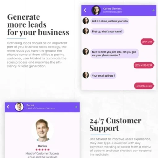Maxbot – Chatbot Builder WordPress Plugin - Image 2
