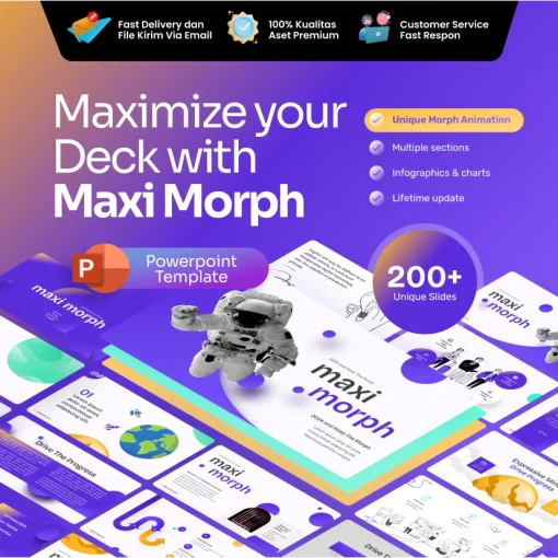 Maximorph Premium Morph Powerpoint Template ORIGINAL GARANSI