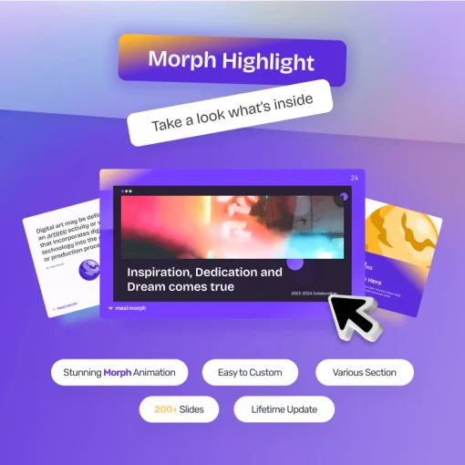 Maximorph Premium Morph Powerpoint Template ORIGINAL GARANSI - Image 4
