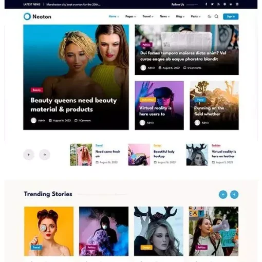 Neoton - News Magazine WordPress Theme - Image 2