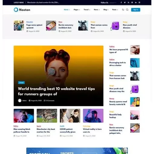 Neoton - News Magazine WordPress Theme - Image 4