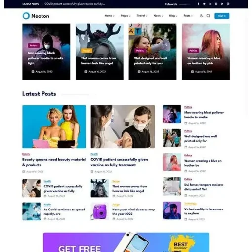 Neoton - News Magazine WordPress Theme - Image 5