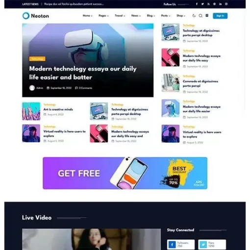 Neoton - News Magazine WordPress Theme - Image 6