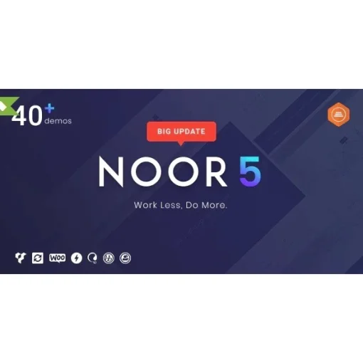 Noor – Minimal Multi-Purpose WordPress Theme, AMP & RTL
