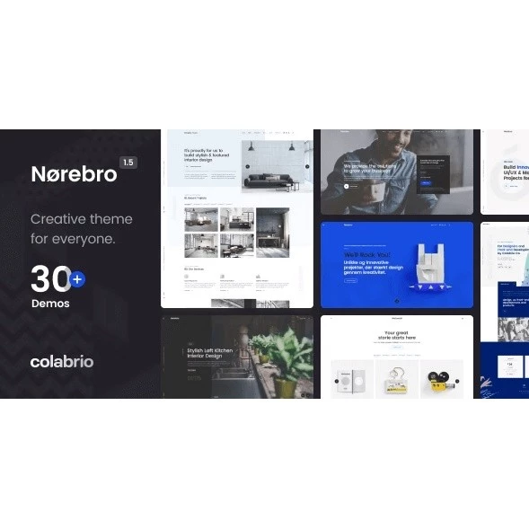 Norebro – Creative Portfolio Theme for Multipurpose Usage