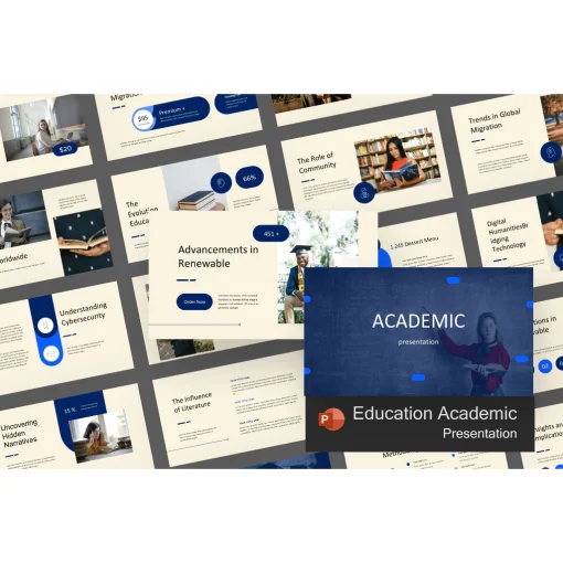 PREMIUM TEMPLATE POWER POINT EDUCATION SKRIPSI THESIS DOCTORAL KULIAH - Image 2