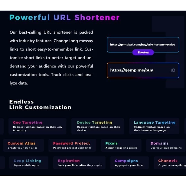 Premium URL Shortener – Link Shortener, Bio Pages & QR Codes (Extended Version) - Image 3