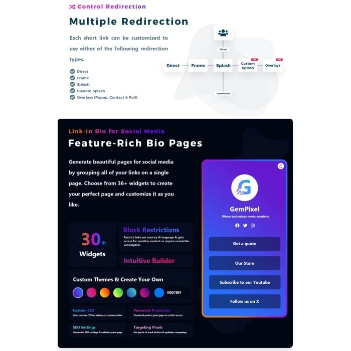 Premium URL Shortener – Link Shortener, Bio Pages & QR Codes (Extended Version) - Image 4