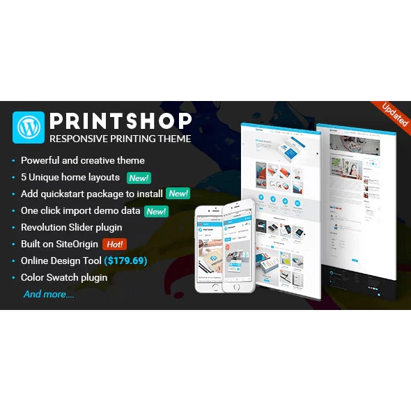 Printshop – WordPress Responsive Printing Theme