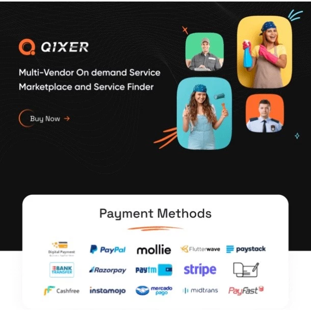 Qixer – Multi-Vendor On demand Service Marketplace and Service Finder - Image 2