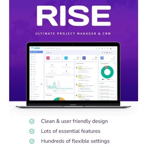 Rise Development Manager RISE – Ultimate Project Manager & CRM (Bundle Addons) - SOFTWARE AND ...