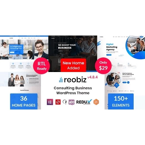 Reobiz – Consulting Business WordPress Theme