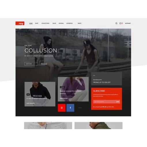 Rey - Fashion & Clothing, Furniture WordPress & WooCommerce Theme - Image 3