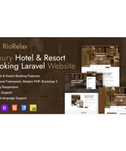 RioRelax – Laravel Luxury Hotel & Resort Booking
