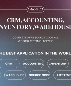 SOURCE CODE CRM,ACCOUNTING, INVENTORY,WAREHOUSE LIFETIME LICENSE (1 APLIKASI LENGKAP) LARAVEL