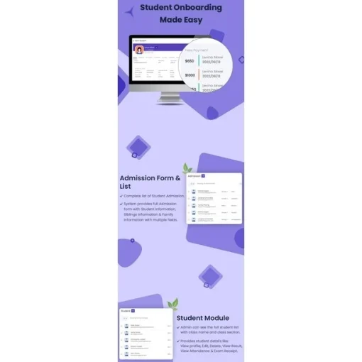 School Management System for Wordpress - Image 3