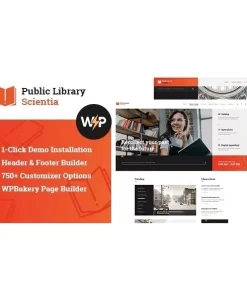 Scientia | Public Library & Book Store Education WordPress Theme
